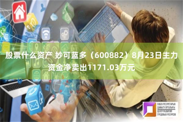 股票什么资产 妙可蓝多（600882）8月23日主力资金净卖出1171.03万元