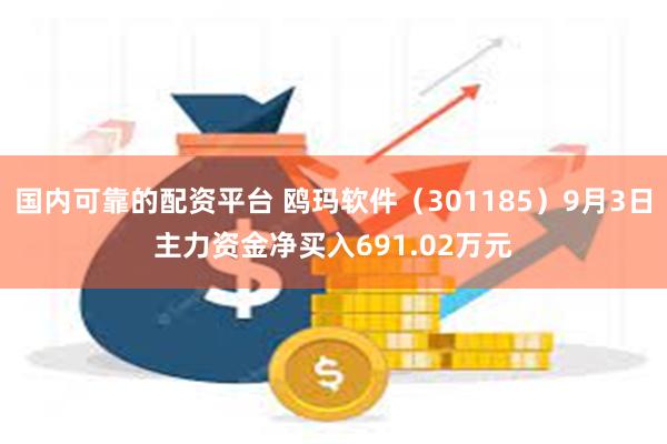 国内可靠的配资平台 鸥玛软件（301185）9月3日主力资金净买入691.02万元