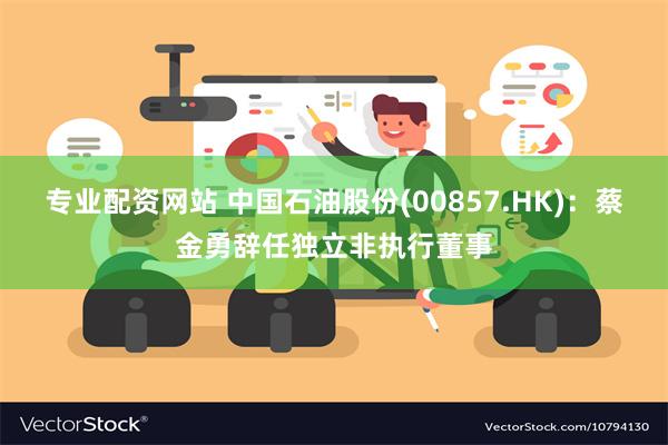 专业配资网站 中国石油股份(00857.HK)：蔡金勇辞任独立非执行董事