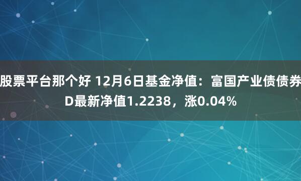 股票平台那个好 12月6日基金净值：富国产业债债券D最新净值1.2238，涨0.04%